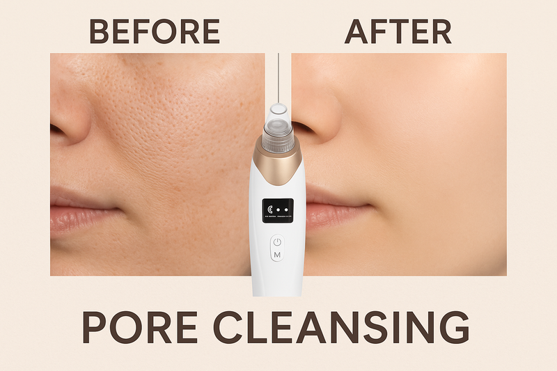 Before and after results demonstration