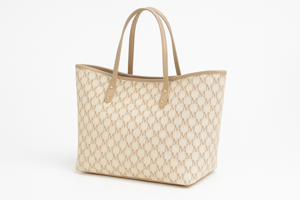 Enhanced beige tote bag product image
