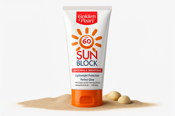 Enhanced Golden Pearl Sunscreen - Studio Shot