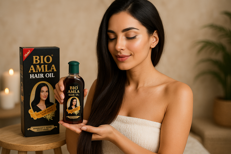 Lifestyle amla hair care application