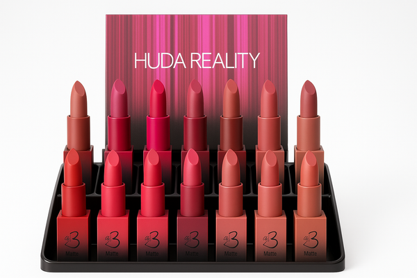 Professional lipstick collection display